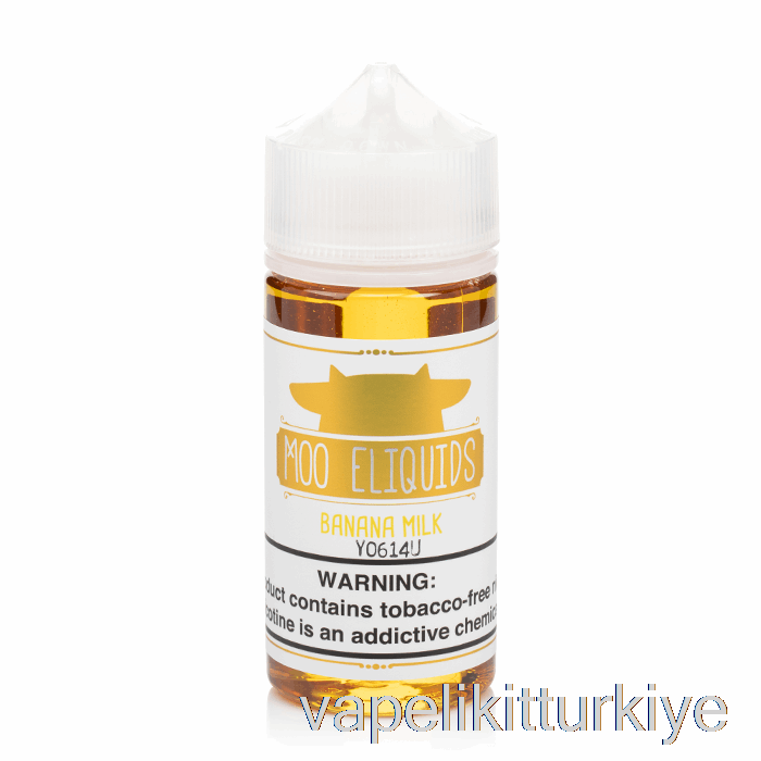 Vape Elektronik Sigara Muz Sütü - Moo E-sıvılar - 100ml 6mg